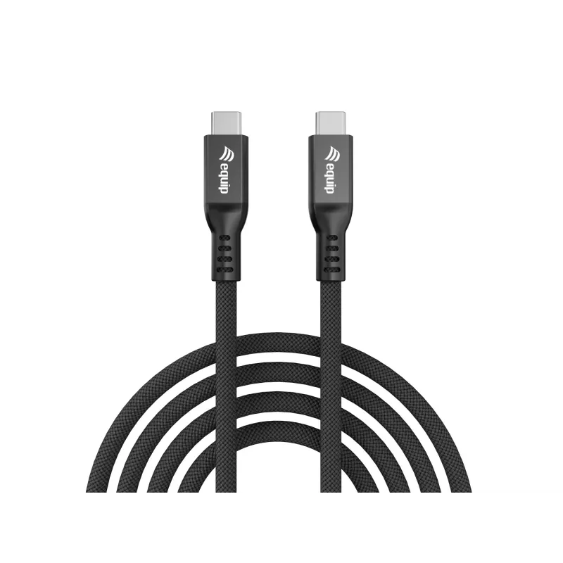 Cabo USB4 Gen 4x2 C para C EQUIP 1,2 m, 80 Gbit/s, PD240W, 8K@60Hz, preto