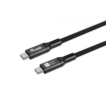 Cabo USB4 Gen4x2 C para C EQUIP 2 m, 80 Gbit/s, PD 240 W, 8K@60Hz, preto
