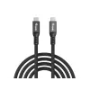 Cabo USB4 Gen4x2 C para C EQUIP 2 m, 80 Gbit/s, PD 240 W, 8K@60Hz, preto