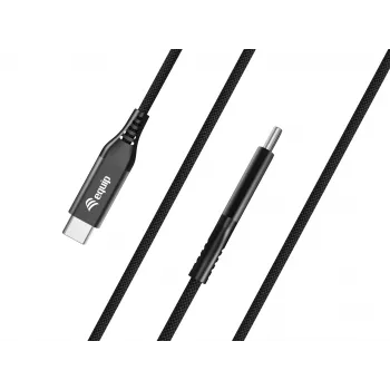 Cabo USB 4 ultrafino C para C Equip, 1,2 m, PD240W, 4K/60Hz, 40 Gbps, preto