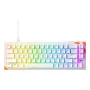 Teclado gaming mecânico Cherry K5 Pro TMR Compact 65% QWERTY US, com fios USB, RGB, laranja/branco