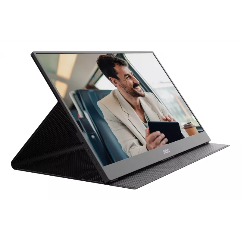 Monitor portátil TV/monitor AOC 16T20E2 preto 39,6 cm (15,6 polegadas) LED 1920 x 1080 píxeis