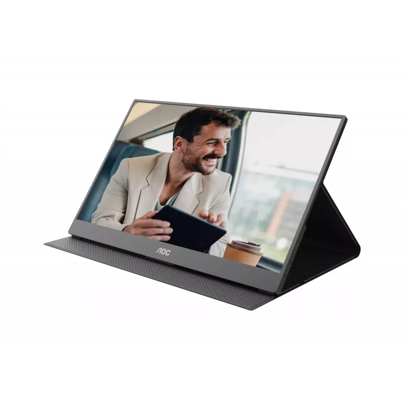 Monitor portátil TV/monitor AOC 16T20E2 preto 39,6 cm (15,6 polegadas) LED 1920 x 1080 píxeis