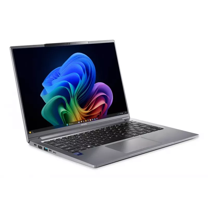 TERRA Mobile 1471L Copilot+ PC Intel Core Ultra 7 258V Portátil 35,6 cm (14 polegadas) WUXGA 32 GB DDR5-SDRAM 1 TB SSD Wi-Fi 7 (802.11be) Windows 11 Pro alemão cinzento