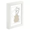 Moldura individual Hama Copenhagen branco vidro MDF 220 mm
