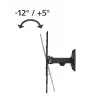 Suporte de parede/suporte de TV Hama 00220823 165,1 cm (65 polegadas) preto