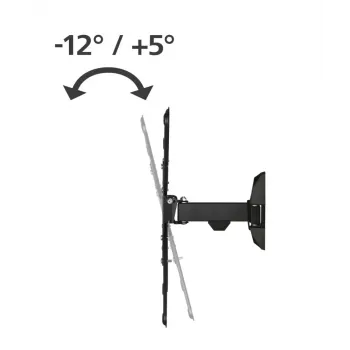 Suporte de parede/suporte de TV Hama 00220823 165,1 cm (65 polegadas) preto