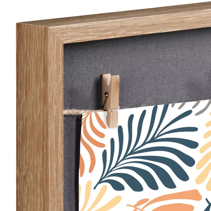 Moldura individual Hama Muro castanha