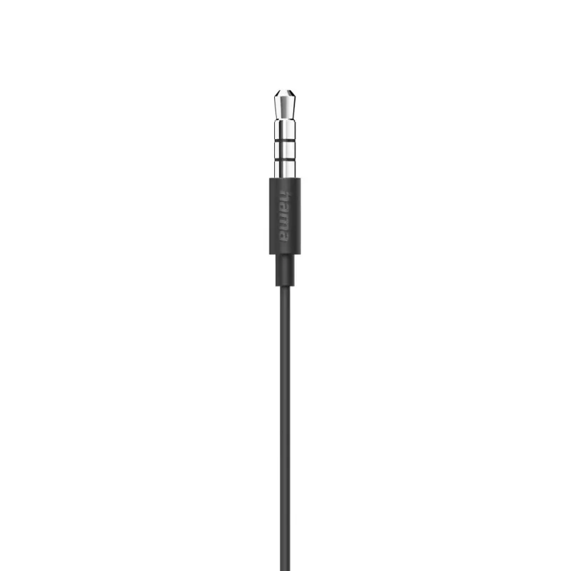 Headset Hama Noble com fios in-ear chamadas/música preto