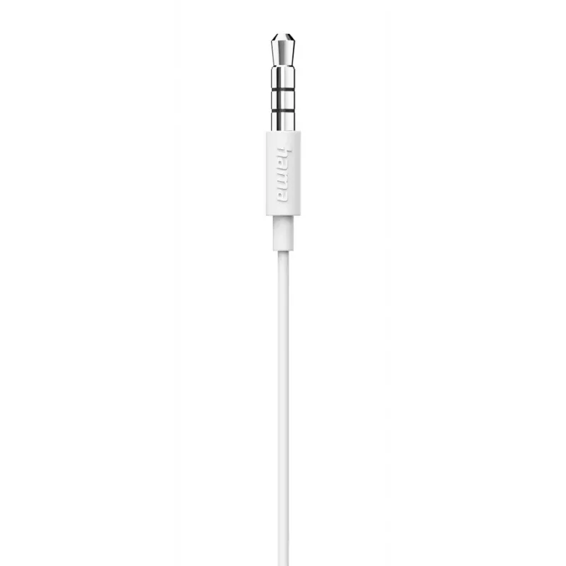 Headset Hama Noble com fios in-ear chamadas/música branco