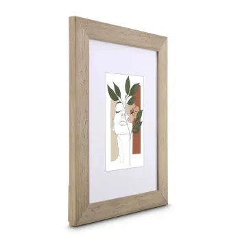 Moldura individual Hama Albero taupe