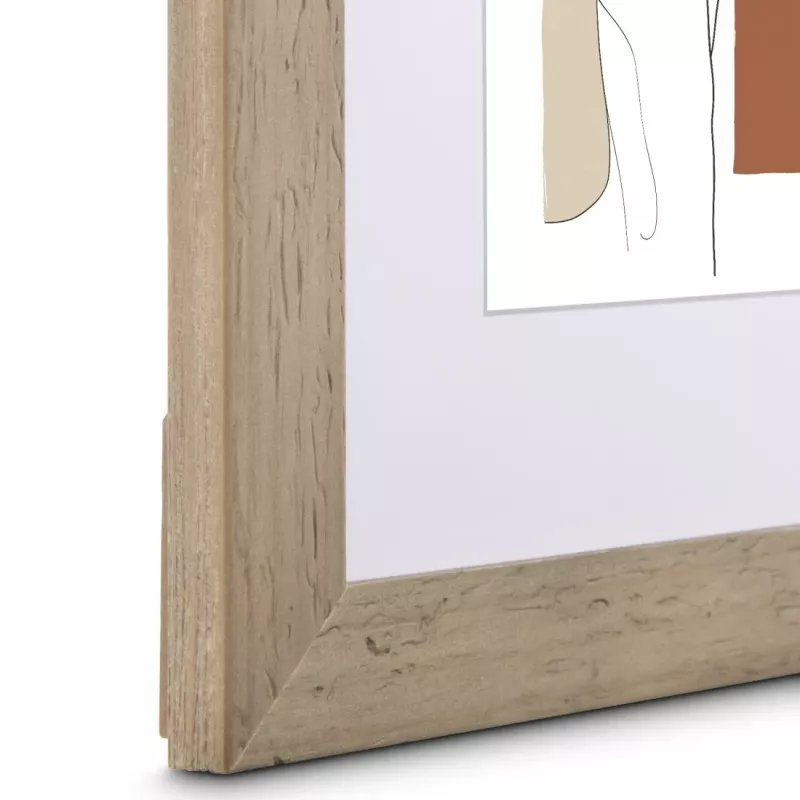 Moldura individual Hama Albero taupe