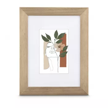 Moldura individual Hama Albero taupe
