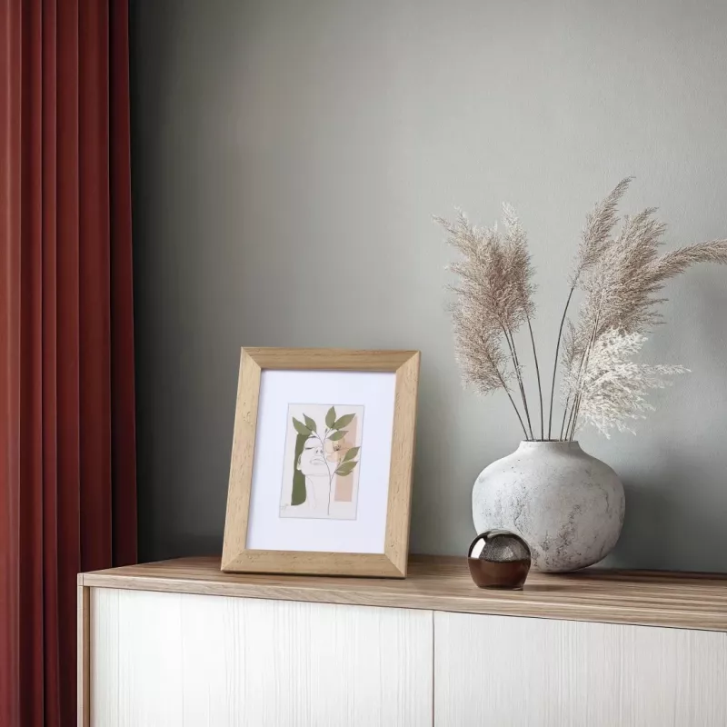 Moldura individual Hama Albero taupe
