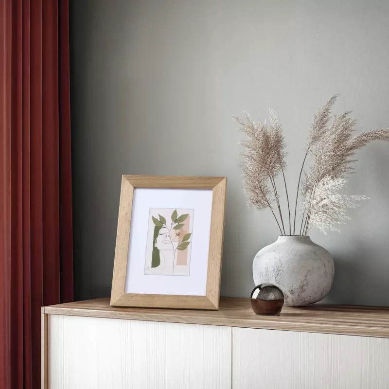 Moldura individual Hama Albero taupe