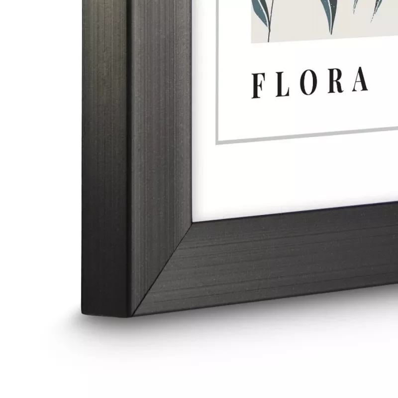 Moldura individual Hama Flora cinzenta