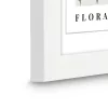Moldura individual Hama Flora branca