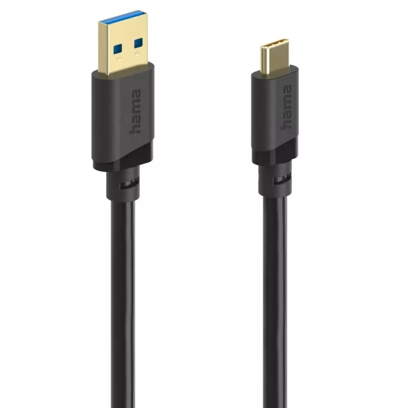 Cabo USB Hama 00202005 USB 3.2 Gen 1 (3.1 Gen 1) 0,75 m USB A USB C preto