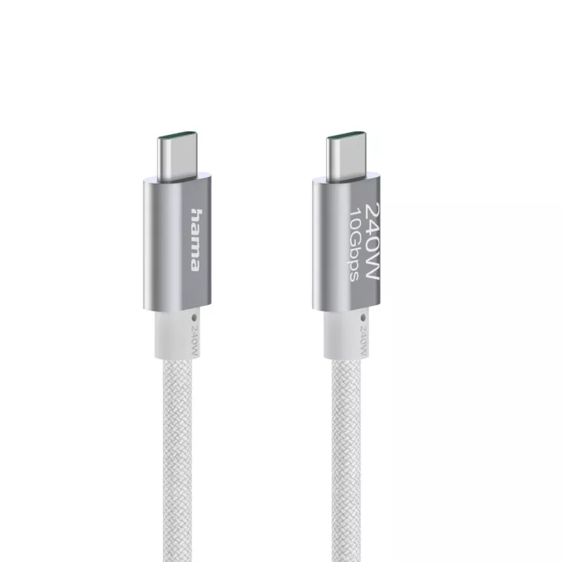 Cabo USB Full-Featured Hama USB 3.2 Gen 2 (3.1 Gen 2) 1,5 m USB C branco