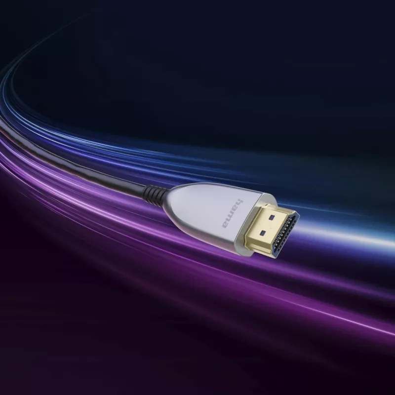 Cabo HDMI Hama 00202036 15 m HDMI Type-A (standard) preto, cinzento, prateado