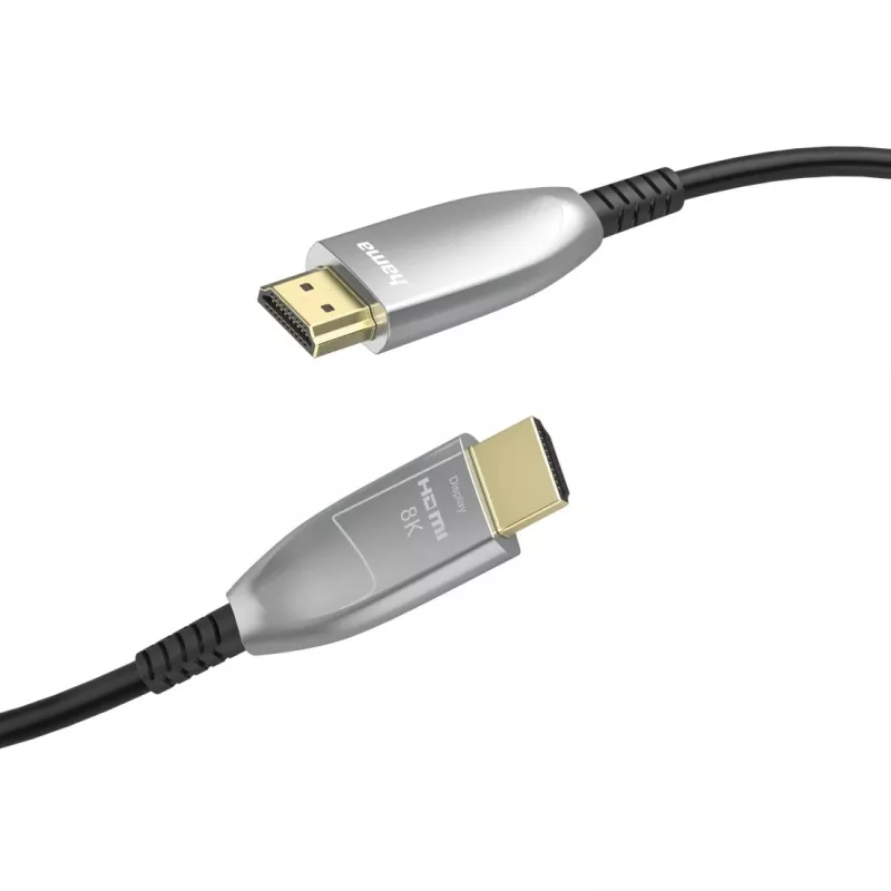 Cabo HDMI Hama 00202036 15 m HDMI Type-A (standard) preto, cinzento, prateado