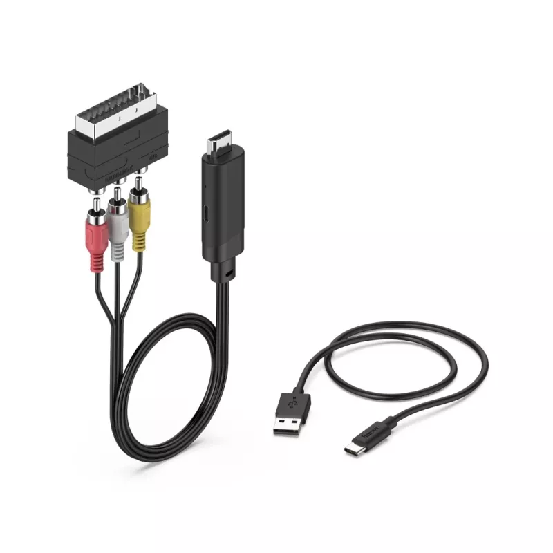 Adaptador de cabo de vídeo Hama 00205775 HDMI Type-A (standard) SCART (21 pinos) preto