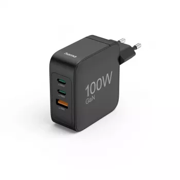 Carregador móvel Hama 00201962 universal preto AC carregamento rápido interior