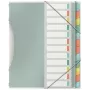 Separador Esselte Colour'Breeze com 12 abas, multicolor, polipropileno (PP), 266 mm, 20 mm, 370 g, 1 unid.