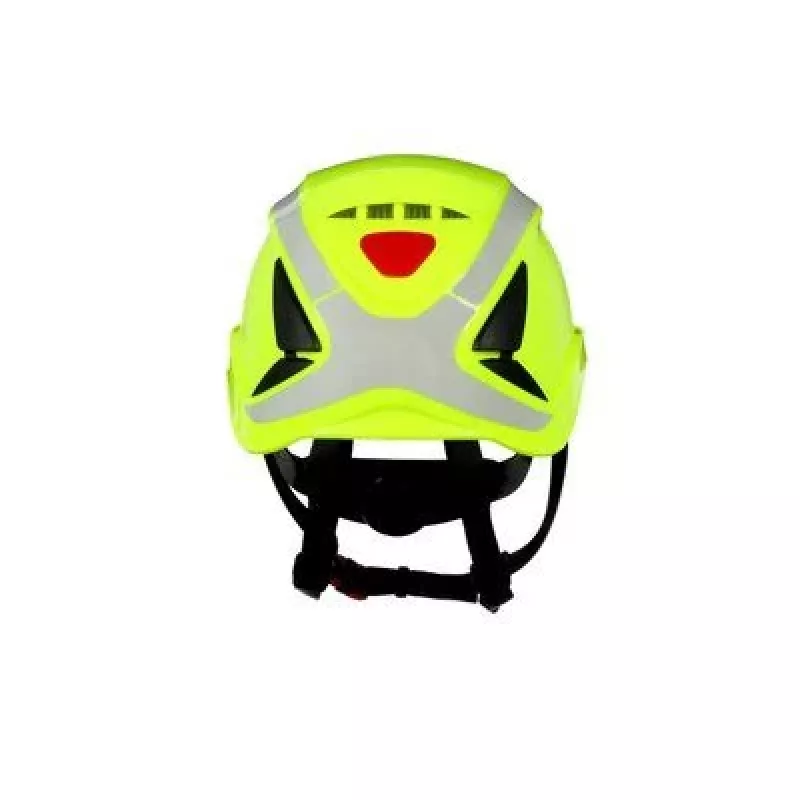 3M X5014V-CE capacete de segurança, ventilado, sensor UV, refletor, verde néon