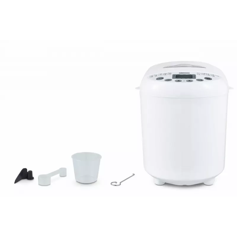 Máquina de fazer pão MEDION MD 11011 550 W branco 1 kg temporizador digital