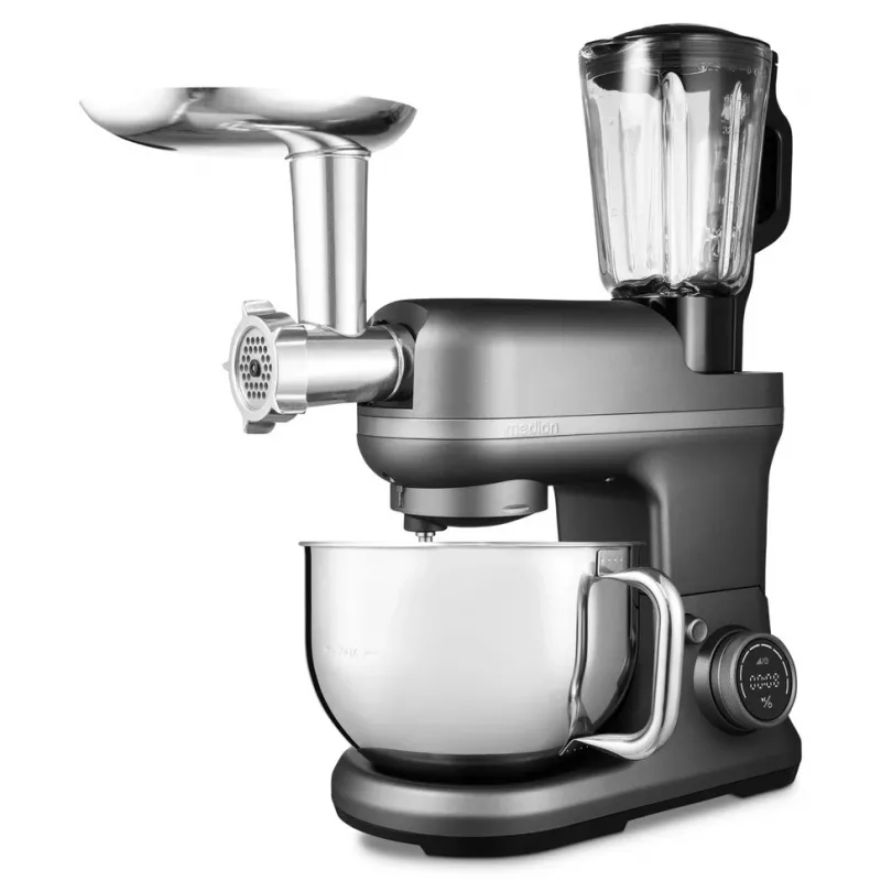Robot de cozinha MEDION MD18440 1200 W 5 L cinzento