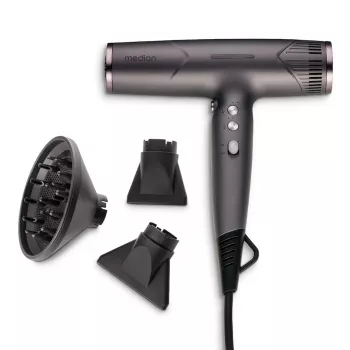 Secador de cabelo MEDION LIFE HD2 1740 W, preto, temp. máx. 95 °C, cabo de 1,8 m
