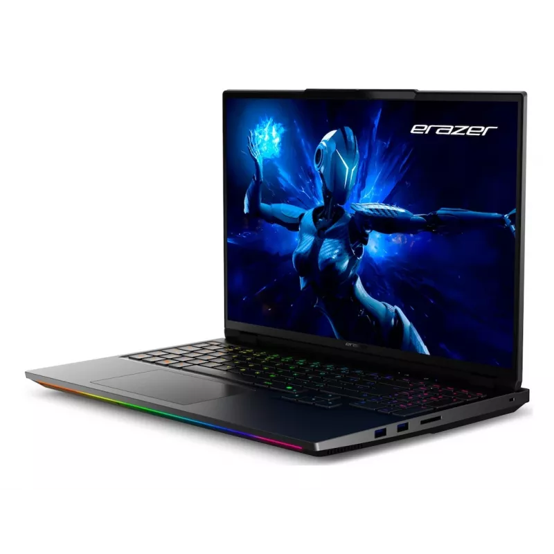 Portátil ERAZER Beast 16 X1 Intel Core Ultra 9 275HX 40,6 cm (16 polegadas) Quad HD+ 32 GB DDR5-SDRAM 2 TB SSD NVIDIA GeForce RTX 5080 Wi-Fi 6E (802.11ax) Windows 11 Home preto