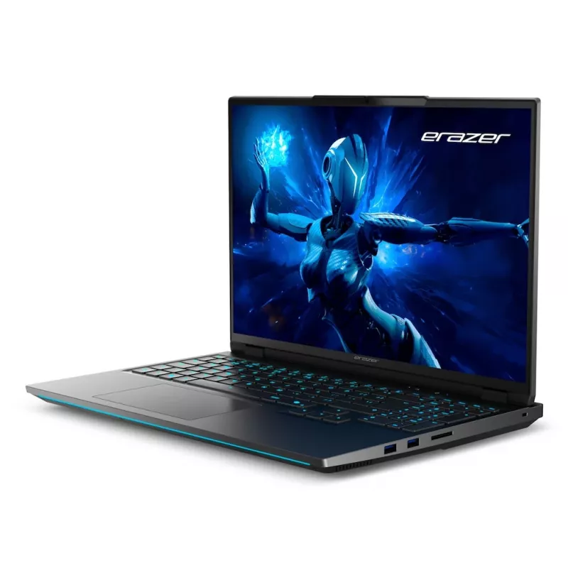 Portátil ERAZER Beast 16 X1 Intel Core Ultra 9 275HX 40,6 cm (16 polegadas) Quad HD+ 32 GB DDR5-SDRAM 2 TB SSD NVIDIA GeForce RTX 5080 Wi-Fi 6E (802.11ax) Windows 11 Home preto