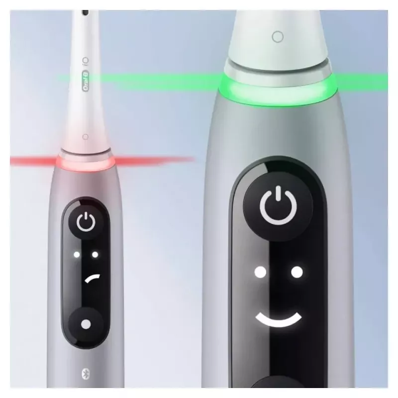 Braun iO Série 6 escova de dentes elétrica vibratória para adulto cinzento