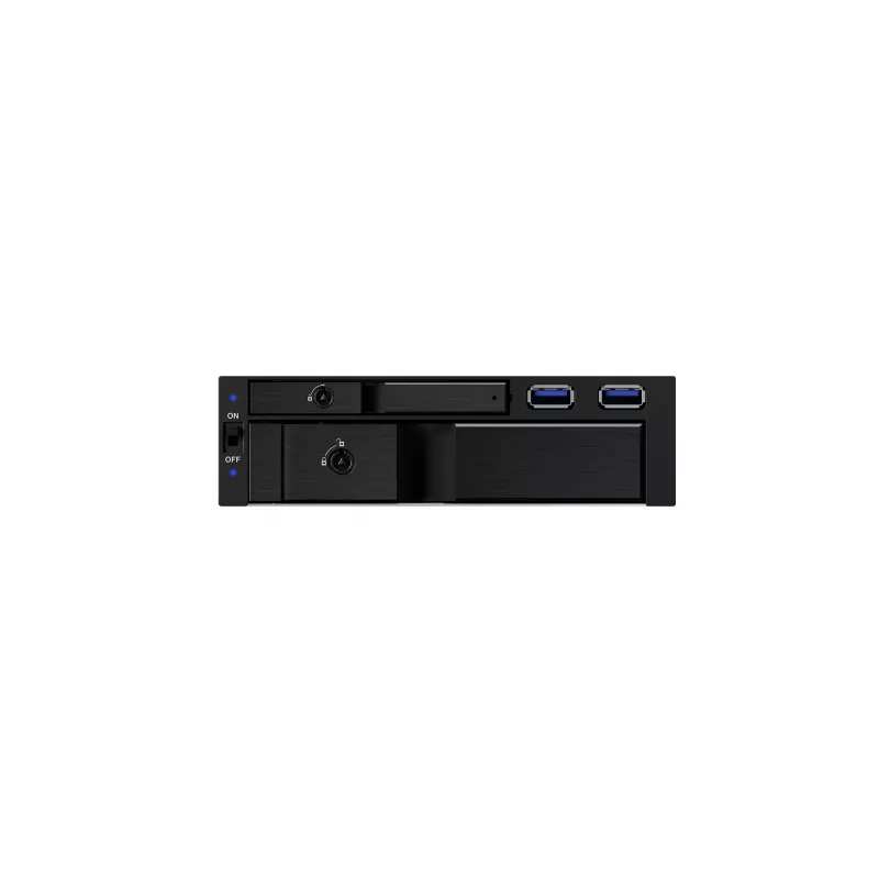 ICY BOX IB-174SSK-U 13,3 cm (5,25 polegadas) suporte para unidade de armazenamento preto