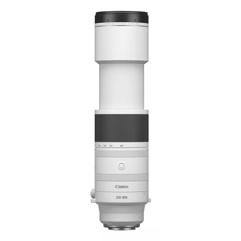 Canon RF 200-800 mm F6.3-9 IS USM teleobjetiva, preto/branco