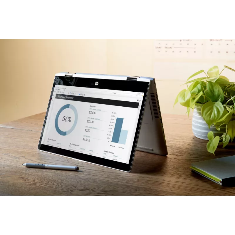 HP caneta ativa recarregável G3 prateada para portáteis