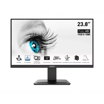 MSI PRO MP2412DE monitor de computador 60,5 cm (23,8 polegadas) 1920 x 1080 píxeis Full HD LCD preto