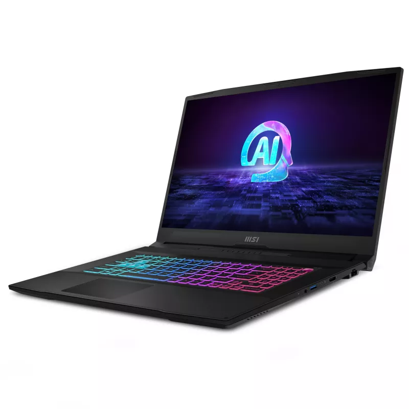 MSI Katana A17 AI B8VF-835NL portátil AMD Ryzen™ 9 8945HS 43,9 cm (17,3 polegadas) Full HD 16 GB DDR5-SDRAM 1 TB SSD NVIDIA GeForce RTX 4060 Wi-Fi 6E (802.11ax) Windows 11 Home preto