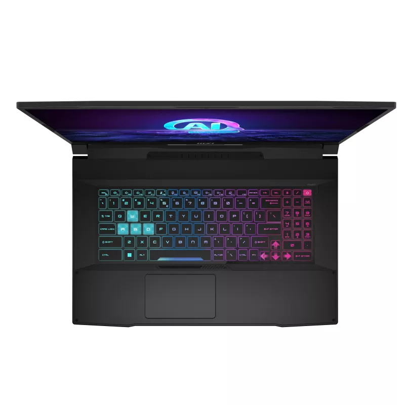 MSI Katana A17 AI B8VF-835NL portátil AMD Ryzen™ 9 8945HS 43,9 cm (17,3 polegadas) Full HD 16 GB DDR5-SDRAM 1 TB SSD NVIDIA GeForce RTX 4060 Wi-Fi 6E (802.11ax) Windows 11 Home preto