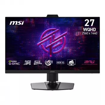Monitor gaming MSI MPG 272QRF X36 de 27 polegadas — 2560×1440 WQHD, Rapid IPS, 0,5 ms, 400 cd/m², hub USB 2.0, VESA, altura ajustável
