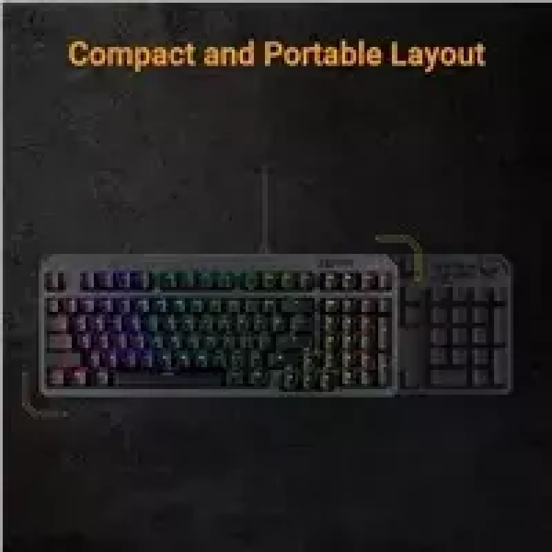 Teclado gaming mecânico ASUS TUF Gaming K3 Gen II iluminação RGB