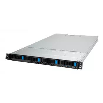 ASUS RS501A-E12-RS4 LGA 6096 Rack (1U) preto, prateado