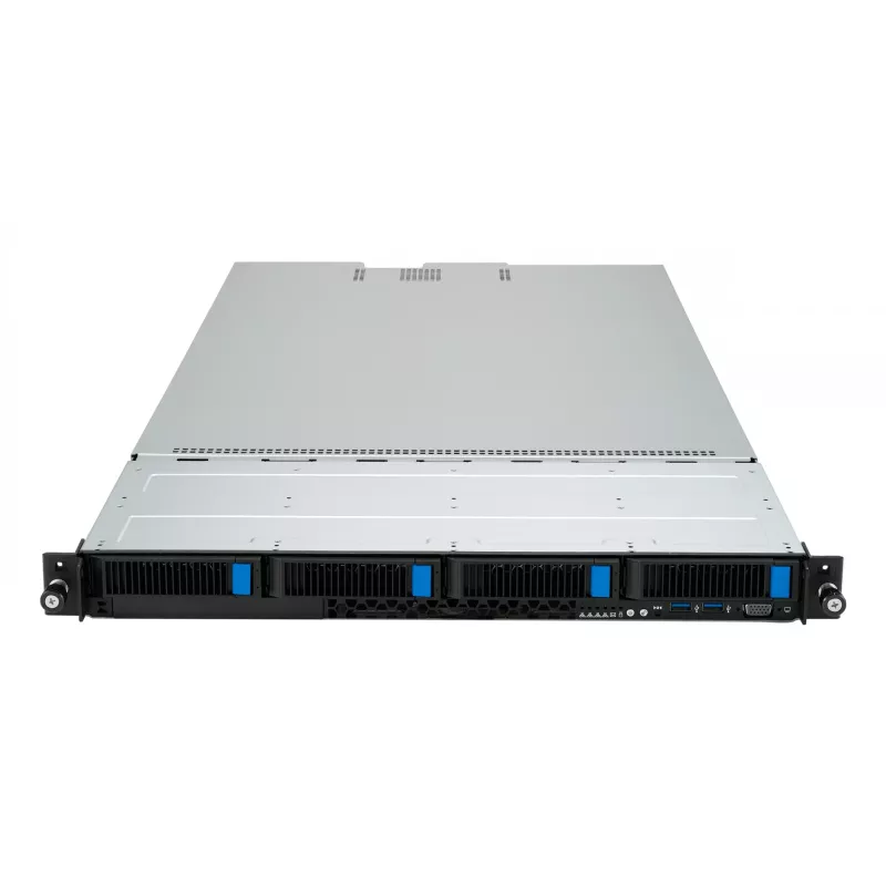 ASUS RS501A-E12-RS4 LGA 6096 Rack (1U) preto, prateado