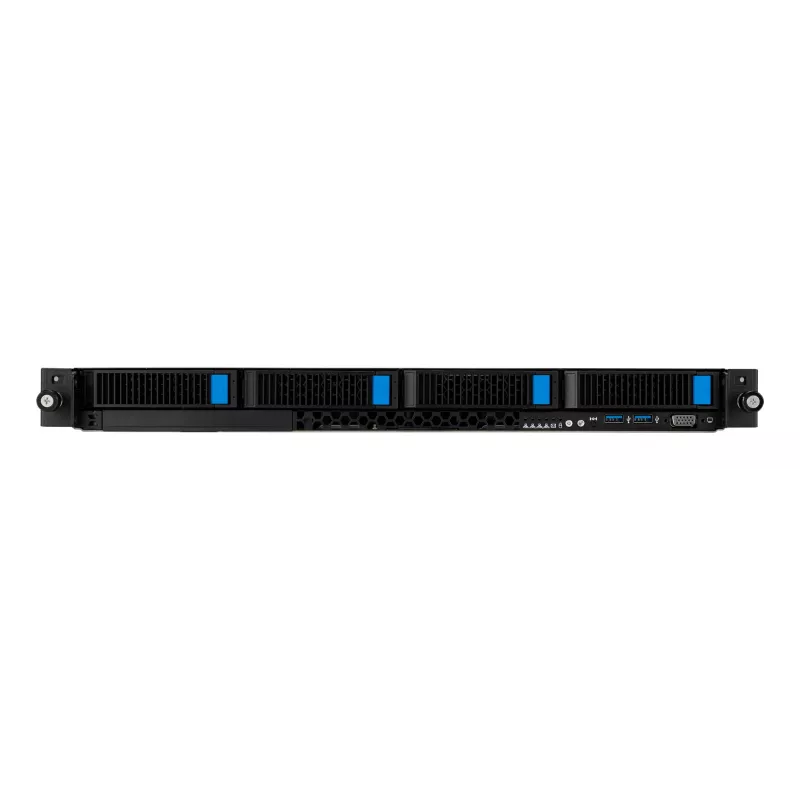 ASUS RS501A-E12-RS4 LGA 6096 Rack (1U) preto, prateado