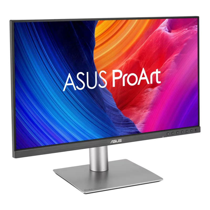 Monitor de computador ASUS ProArt PA278CGRV 68,6 cm (27″) QHD 2560×1440 IPS LCD prateado, 5 ms, USB‑C, hub USB 3.2, altifalantes, VESA, altura ajustável