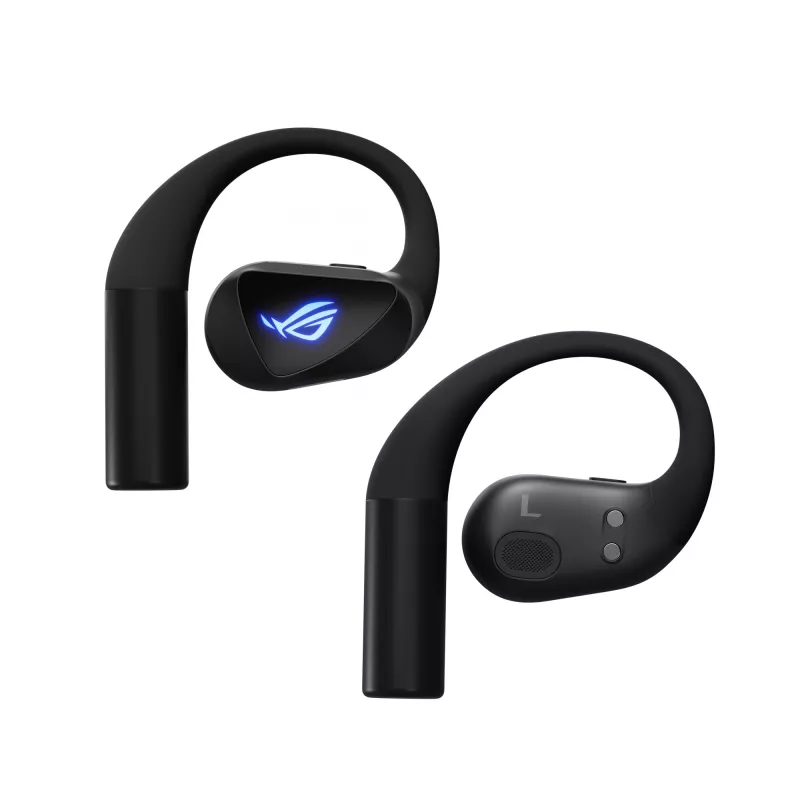 Headset ASUS ROG Cetra Open Wireless TWS Bluetooth ear-hook preto, 20–20000 Hz, 116 g