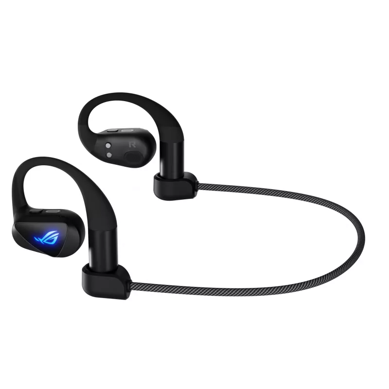 Headset ASUS ROG Cetra Open Wireless TWS Bluetooth ear-hook preto, 20–20000 Hz, 116 g