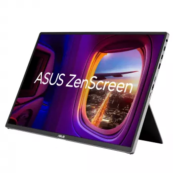 Ecrã de computador ASUS ZenScreen OLED MQ16FC 40,6 cm (16 polegadas) 1920 x 1200 píxeis WUXGA prateado